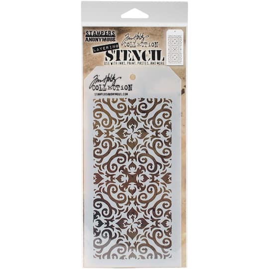 Stampers Anonymous Tim Holtz&#xAE; Flames Layering Stencil